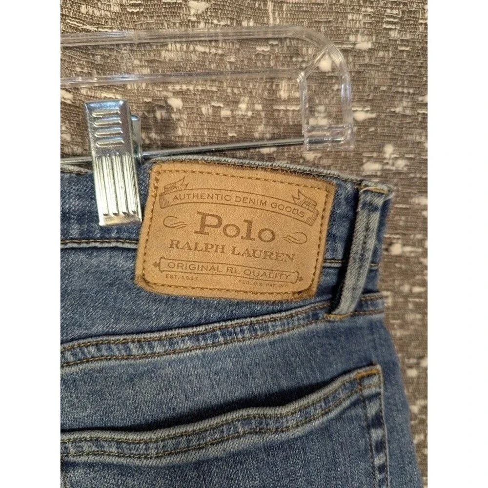 Polo Ralph Lauren‎ Skinny Blue Wash Denim Jeans Men's 32x34